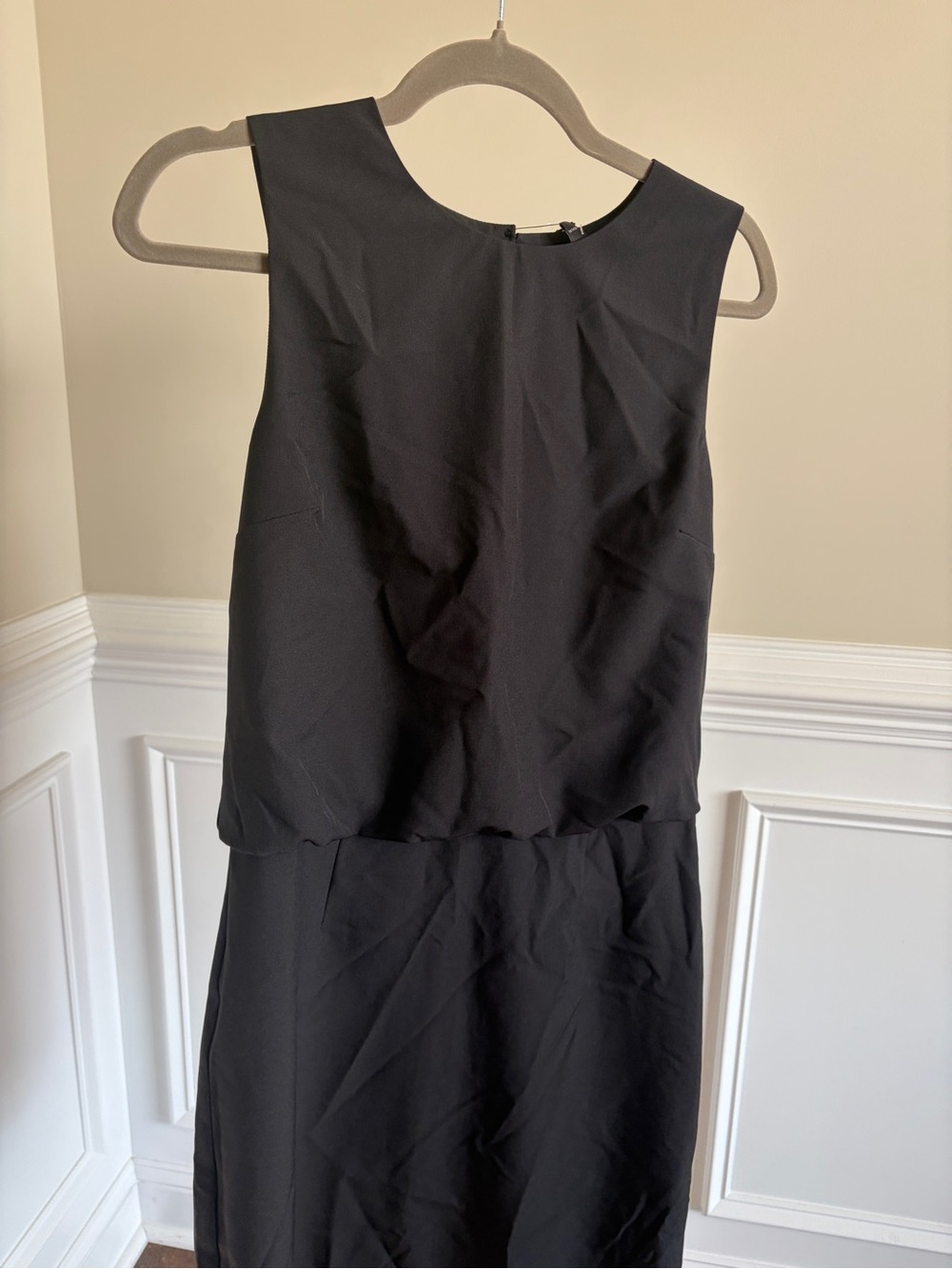 Banana Republic Black Sleeveless Blouson Dress Sz 10 brand new with tags ($90)